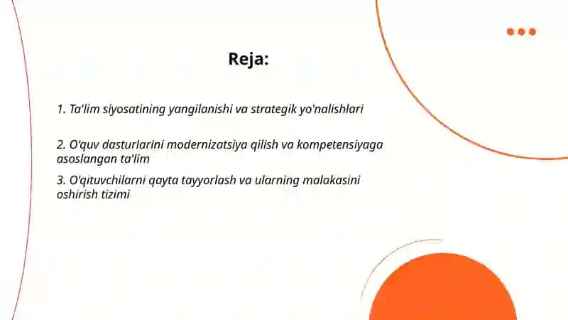 O'zbekiston taraqqiyot strategiyasida ta’lim islohotlari 2