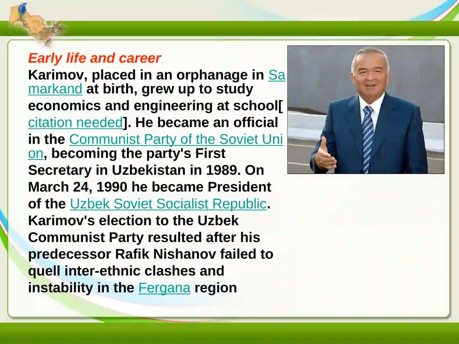 Islom Abdug‘aniyevich Karimov 2