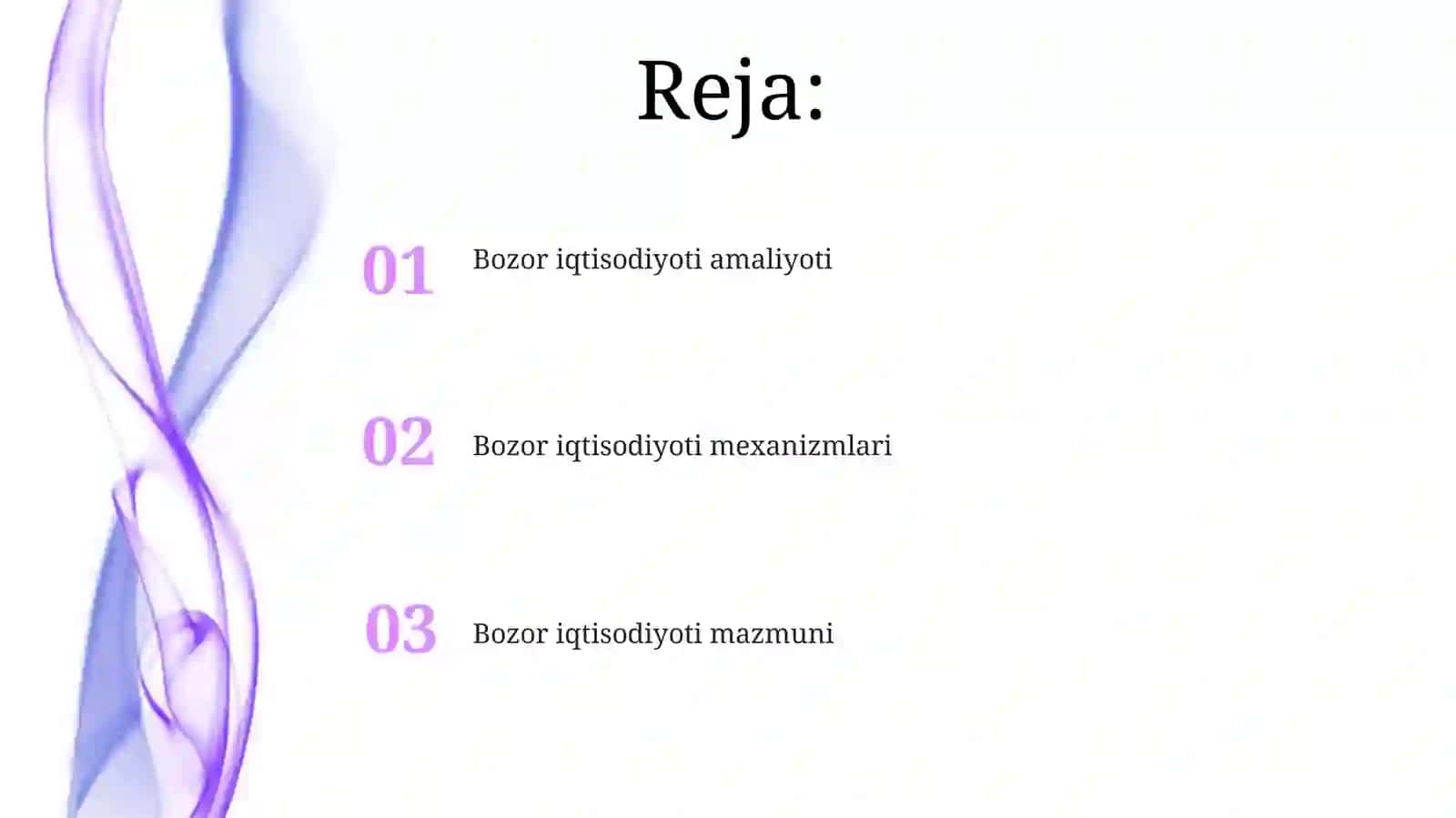 Bozor iqtisodiyoti mazmunivaamalqilishi 2