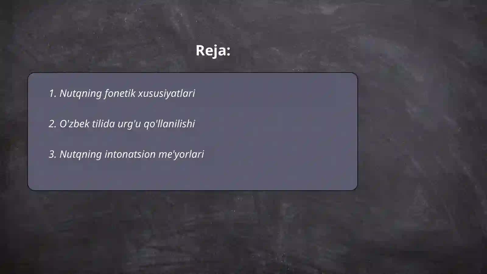 Nutqning fonetik xususiyatlari 2