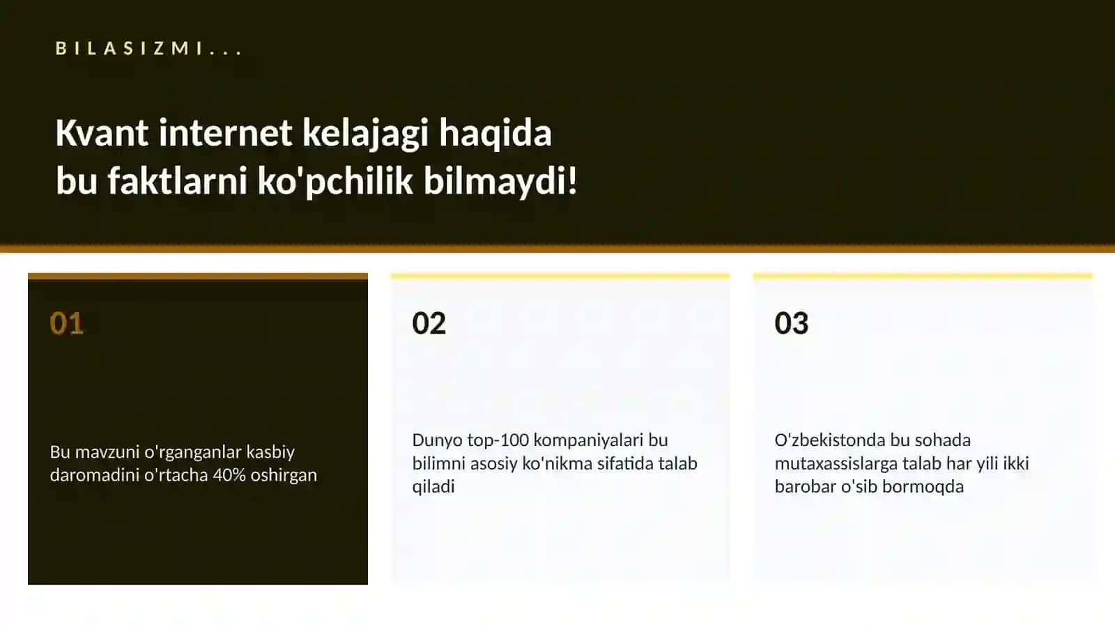 Kvant internet kelajagi 2