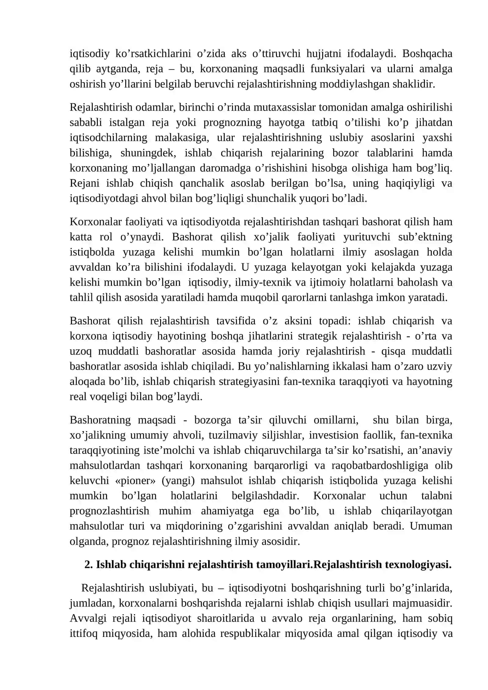 8-mavzu. Sanoat korxonalarida rejalashtirish 2