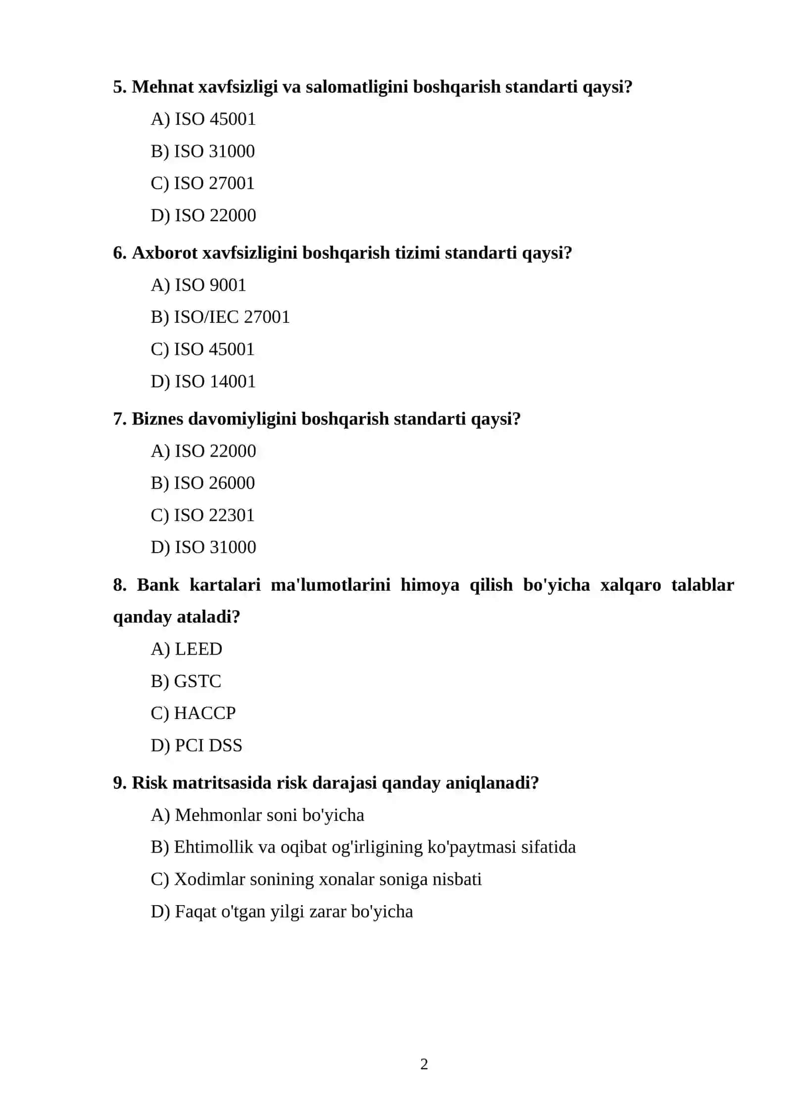 Xalqaro Mehmonxonalarda Xavfsizlik Tizimlari va Risklarni Boshqarish 2