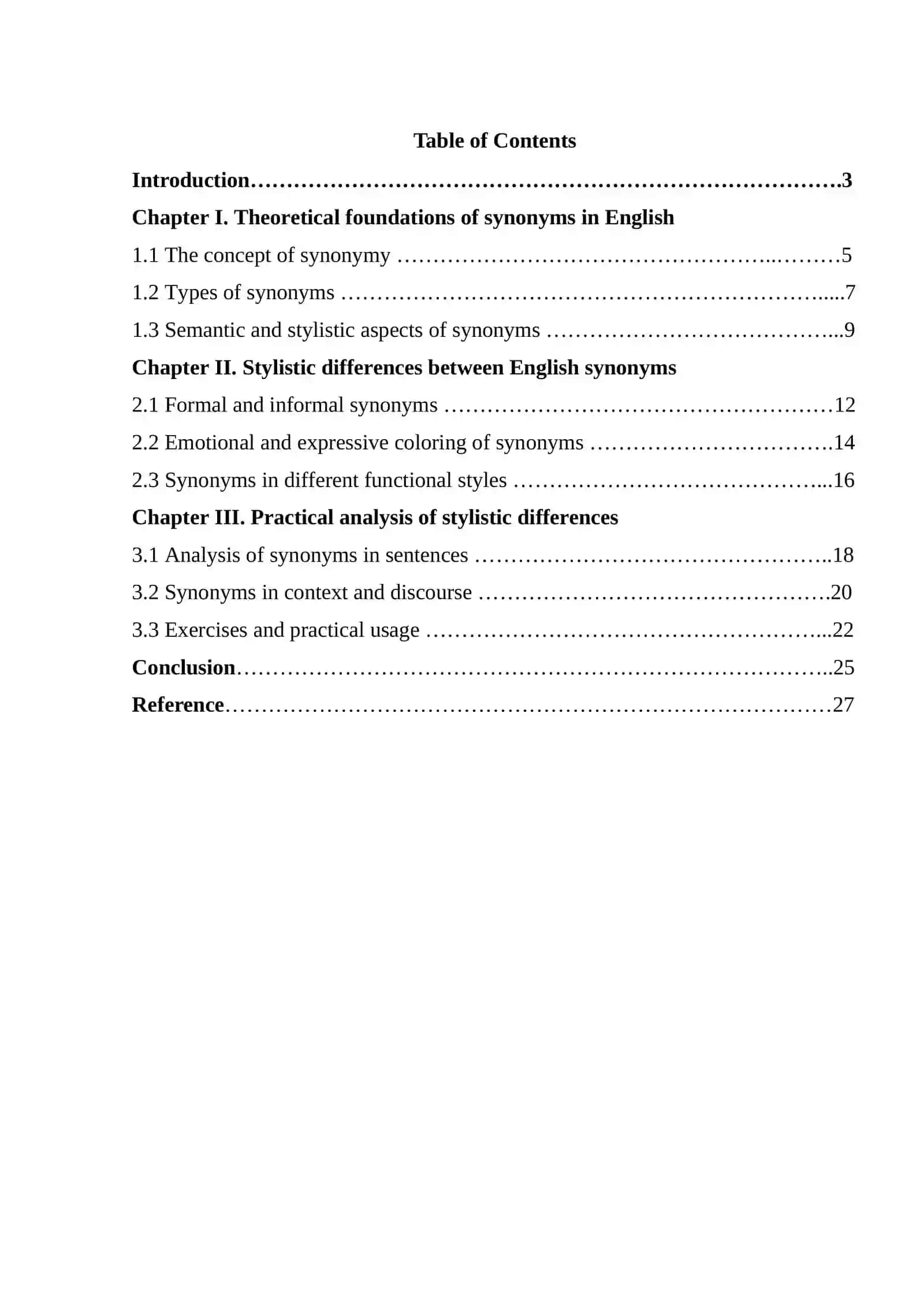 Stylistic Differences between English Synonyms 2