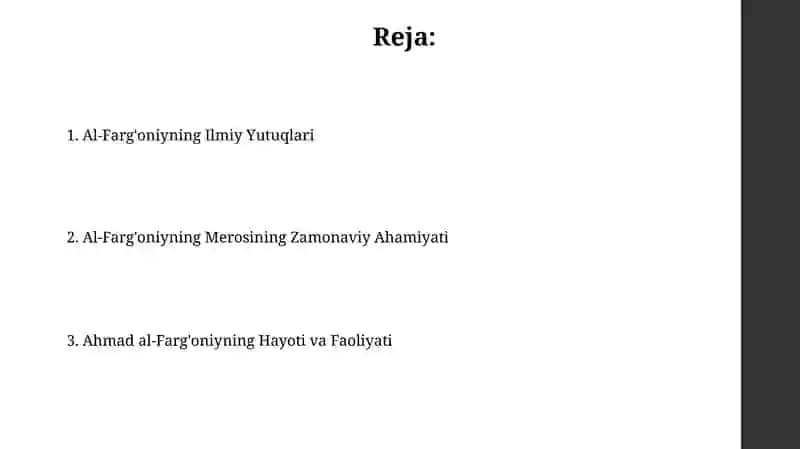 Ahmad al-Farg'oniy vauningmerosi 2