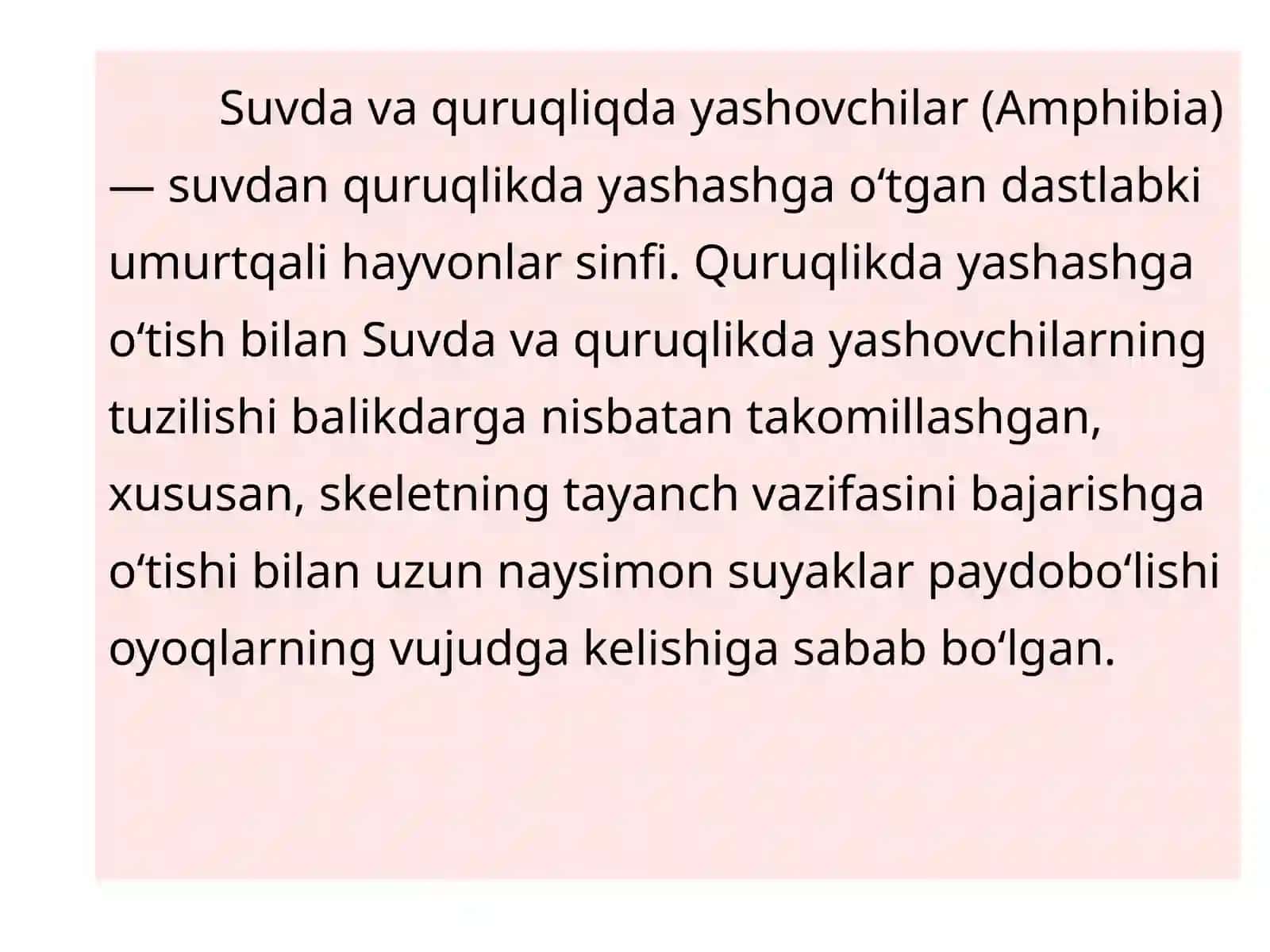 Suvda va quruqliqda yashovchilar (Amphibia) 2