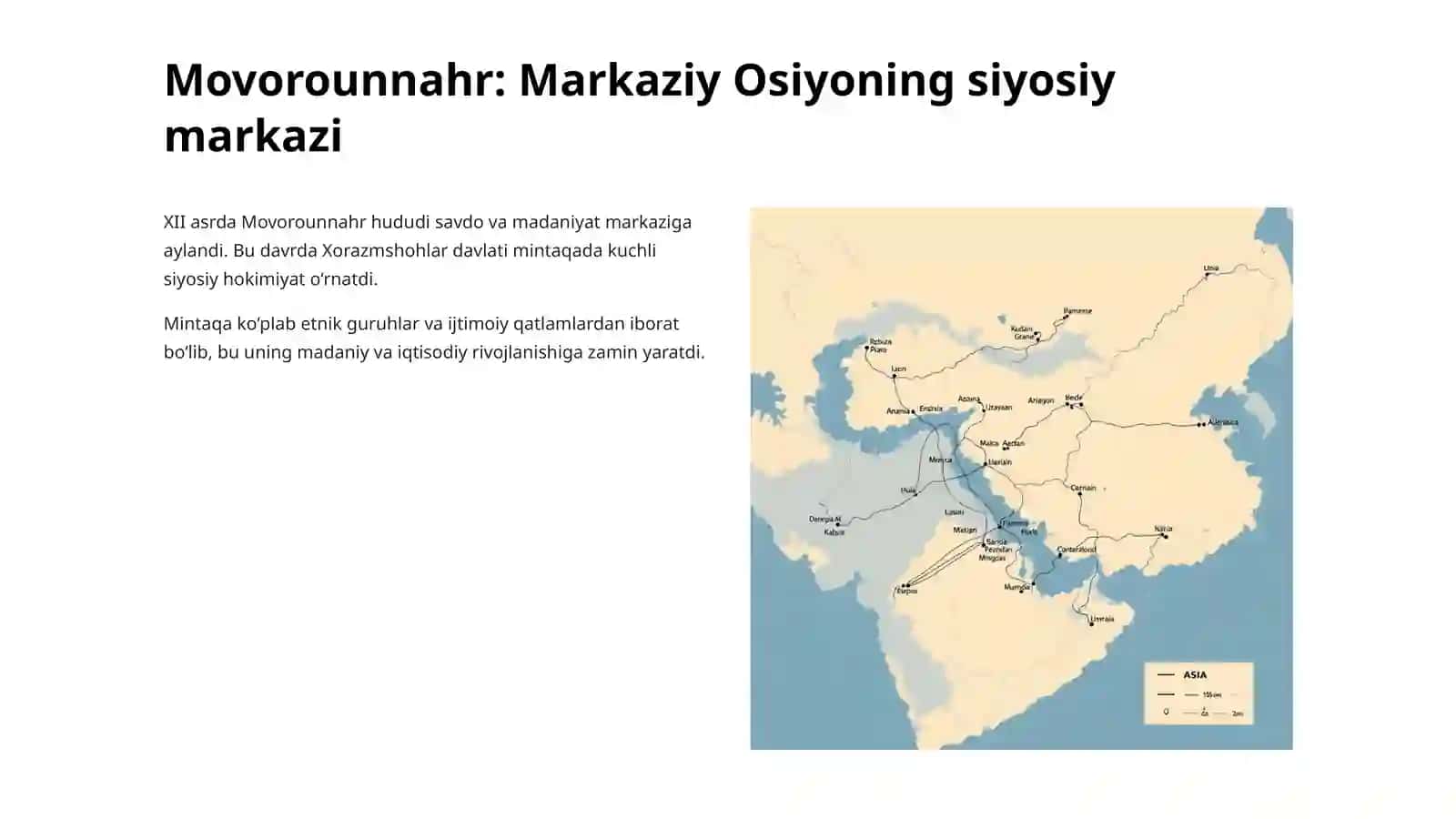 XII-XIII asrlarda Movorounnahr: Xorazmshohlar davrining ijtimoiy-siyosiy vaziyati 2