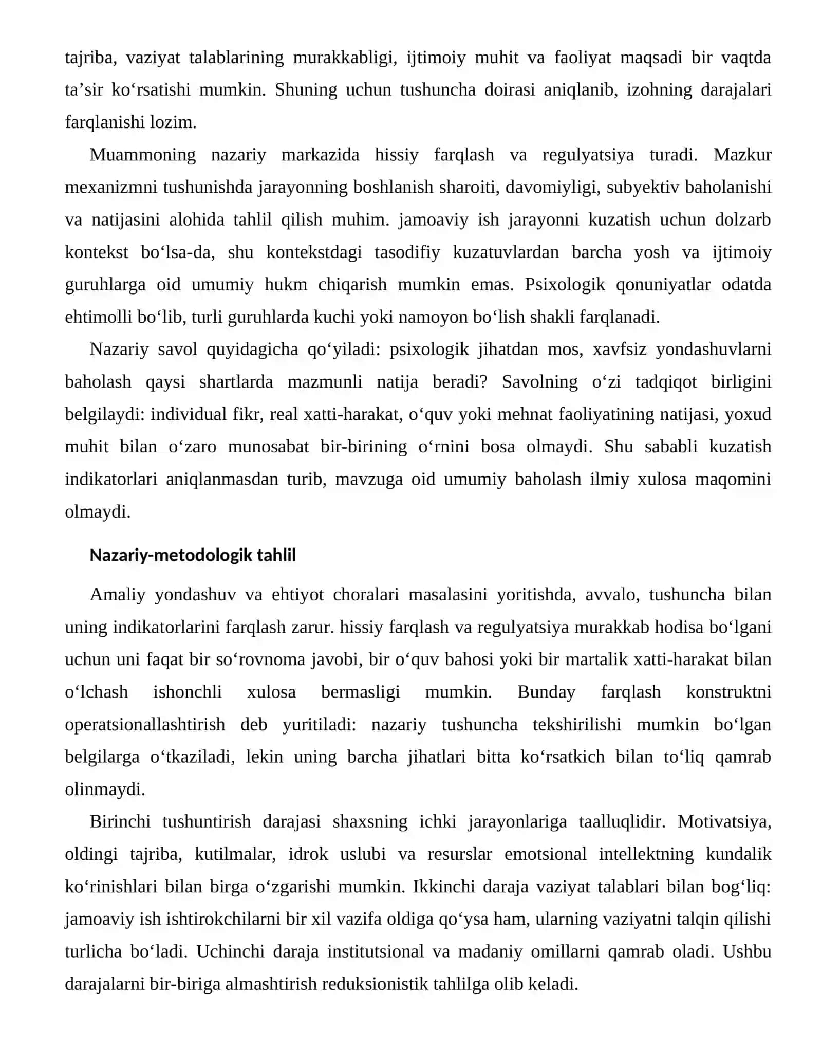 EMOTSIONAL INTELLEKTNING KUNDALIK KO‘RINISHLARI -- RIVOJLANTIRISH VA PROFILAKTIKA YO‘LLARI 2