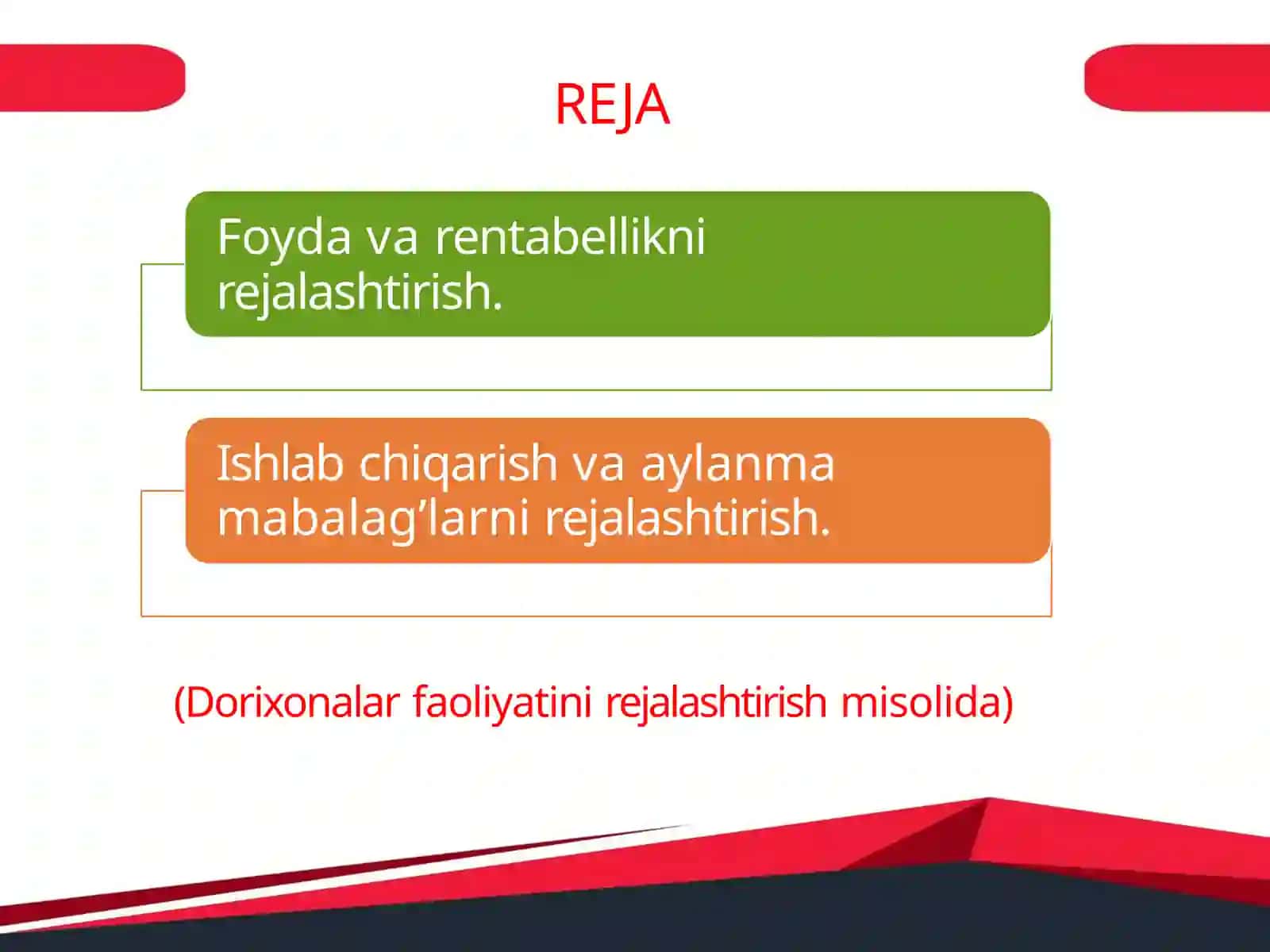 KOMPANIYADA FUNKSIONAL REJALASHTIRISH 2