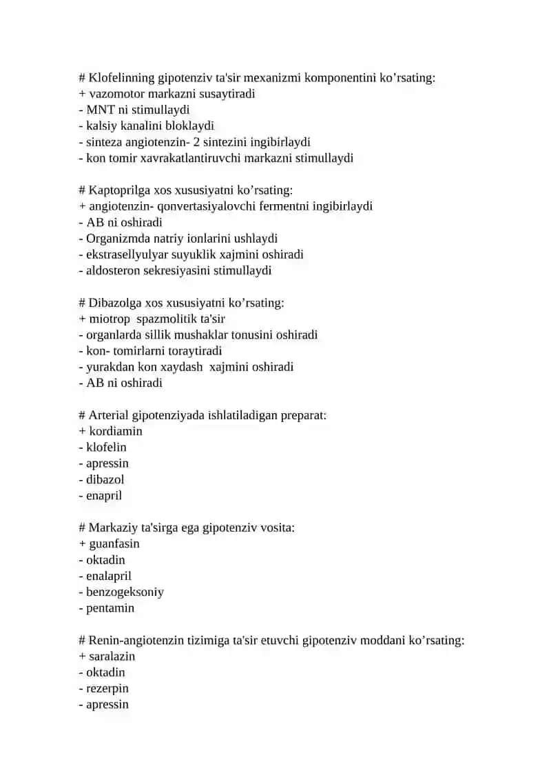 Gipotenziv moddalar 2
