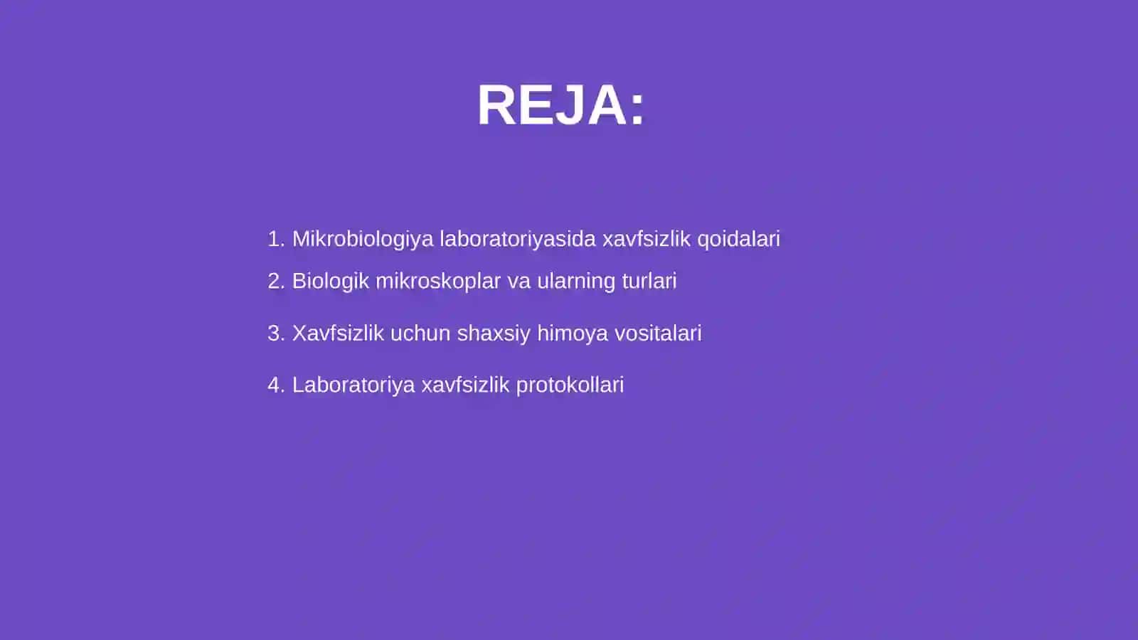 Mikrobiologiya laboratoriyasida xavfsizlik qoidalari 2