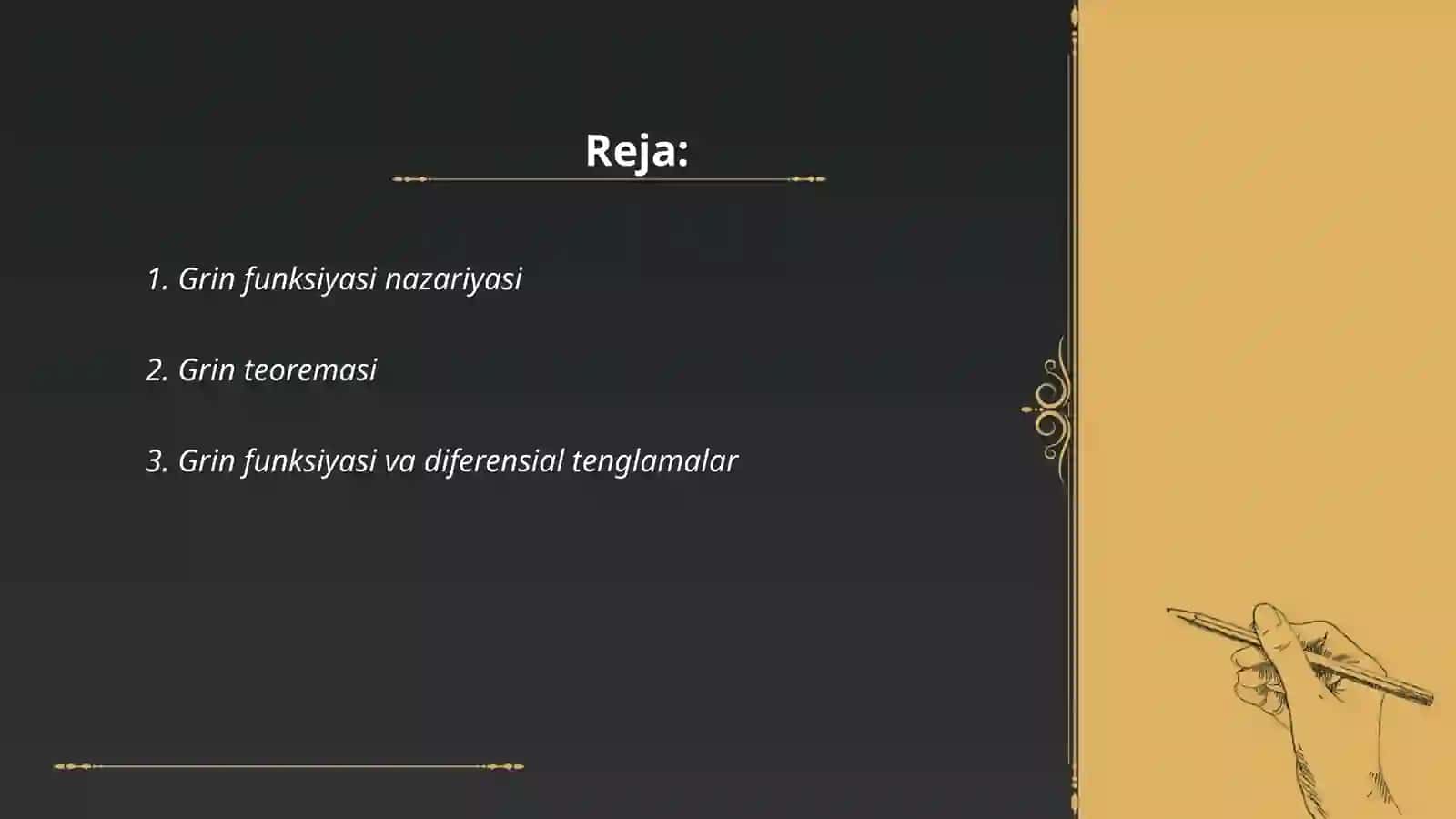 Grin funksiyasi 2