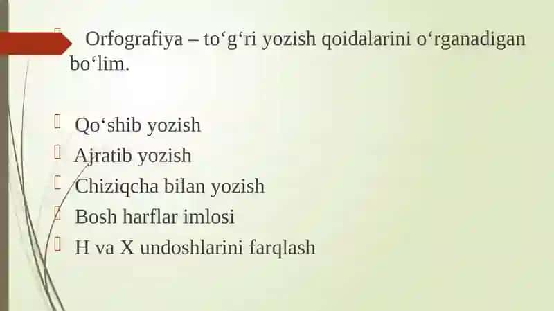 Orfografiya 2