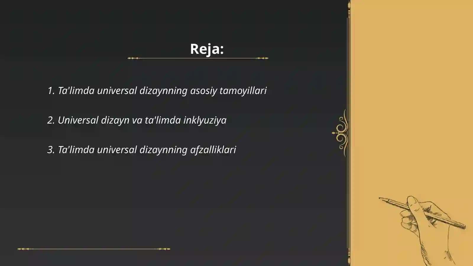 Ta'limning unversal dizayni va individual ta'lim dasturi 2
