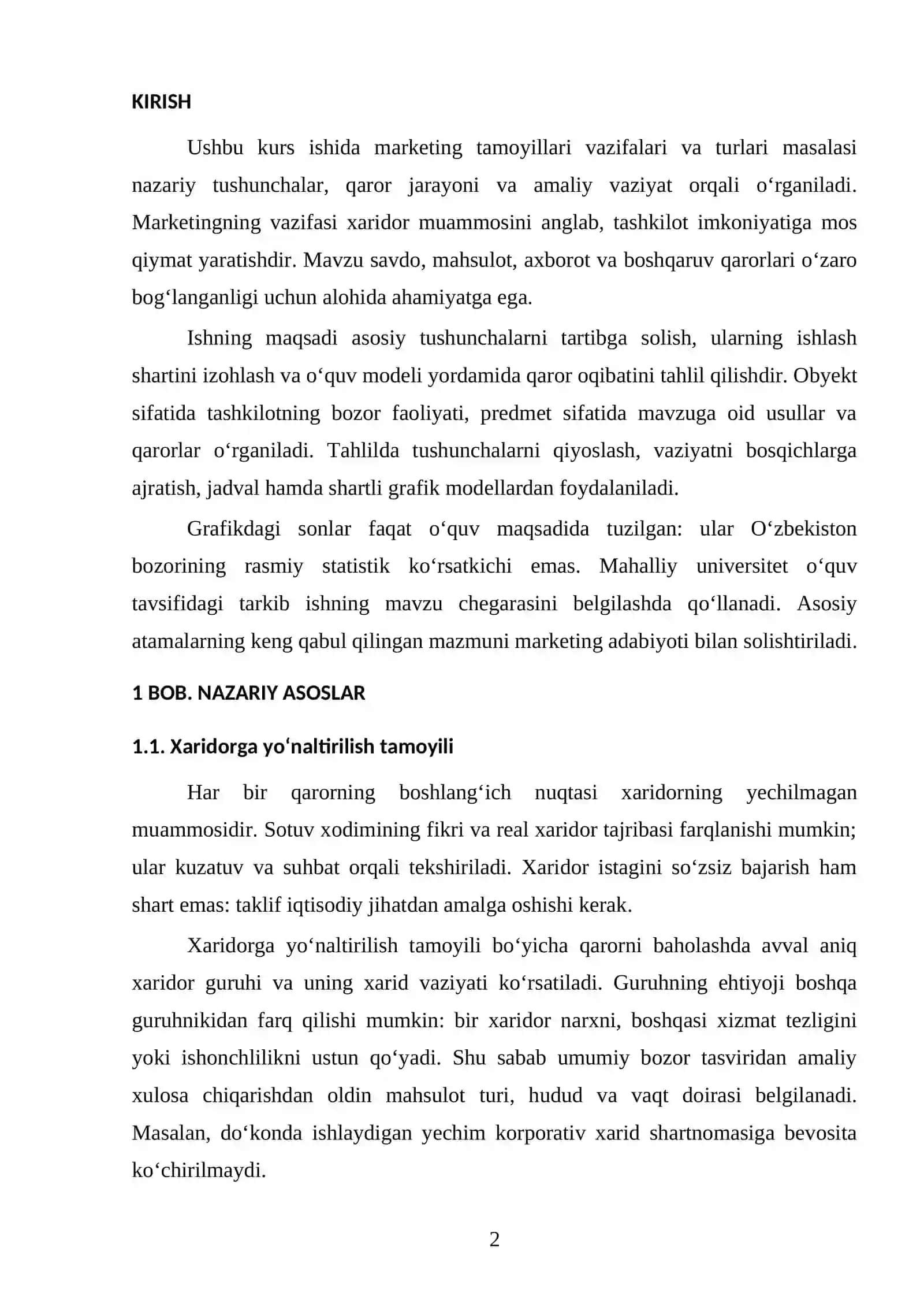 Marketing tamoyillari vazifalari va turlari 2