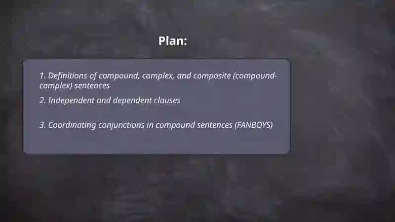 Composite, compound and complex sentences 2