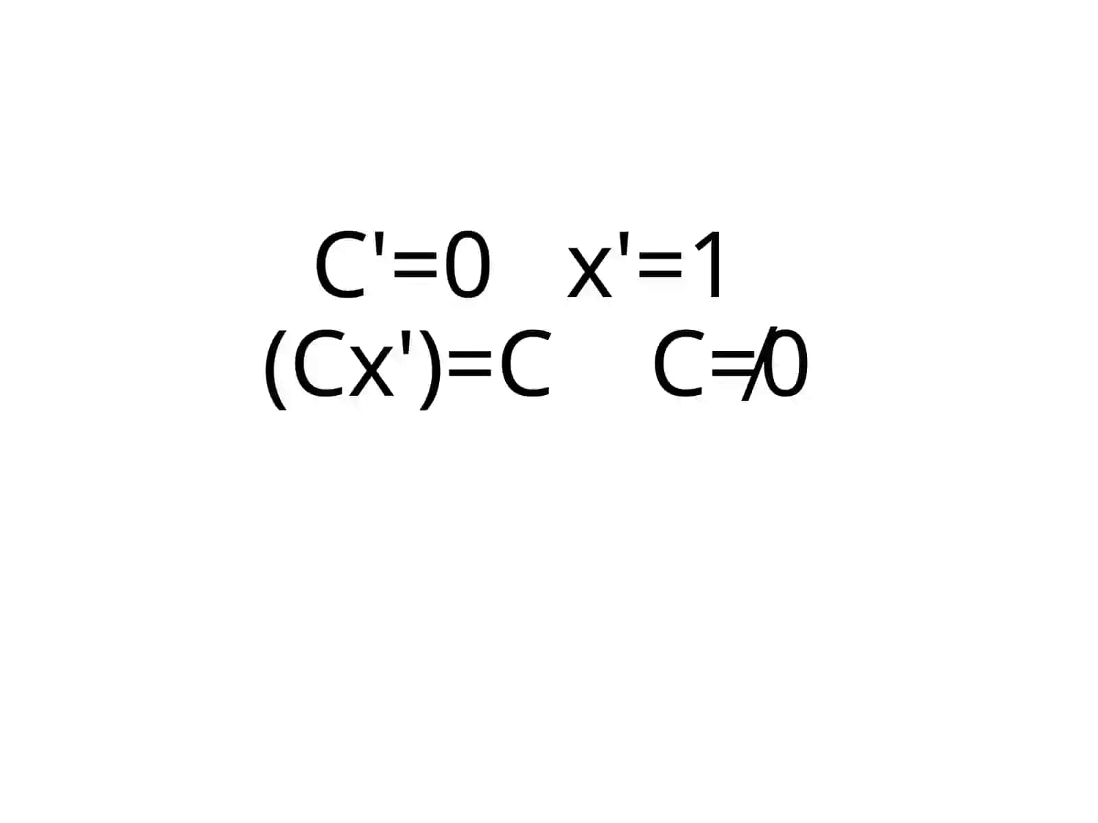 Hosila formulalari 2