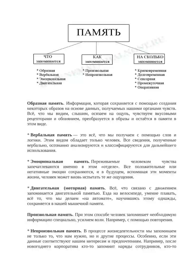 Лекция 9. Понятие о памяти 2
