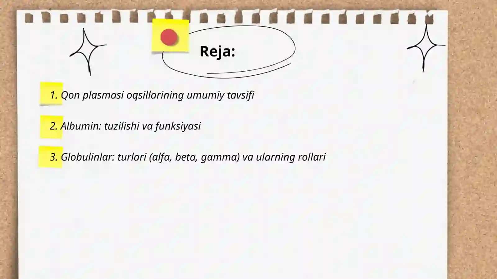 Qon plasmasi oqsillari 2