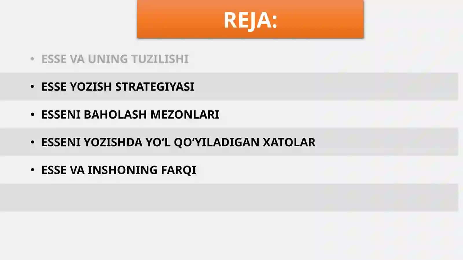 ESSE YOZISH STRATEGIYASI 2