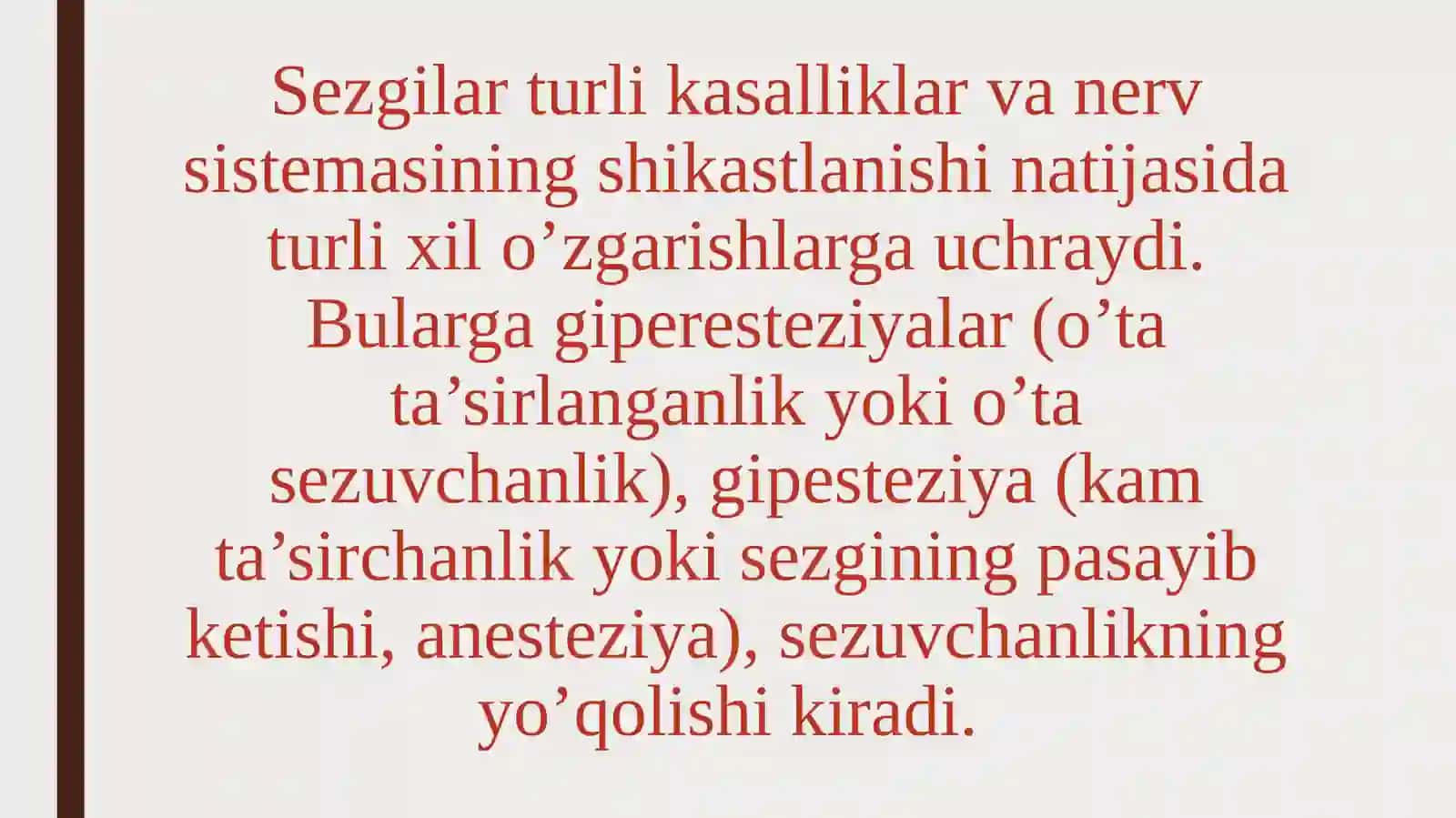 Bilishsoxasijarayonlari.Sezgi,idrok,xotira,diqqatjarayonlarivaularningturlikasalliklardabuzilishi 2