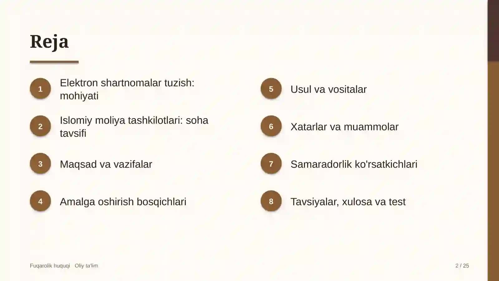 Islomiy moliya tashkilotlarida elektron shartnomalar tuzish 2