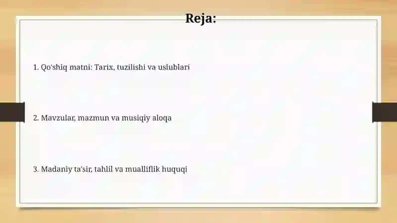 Qo'shiq matnlari 2