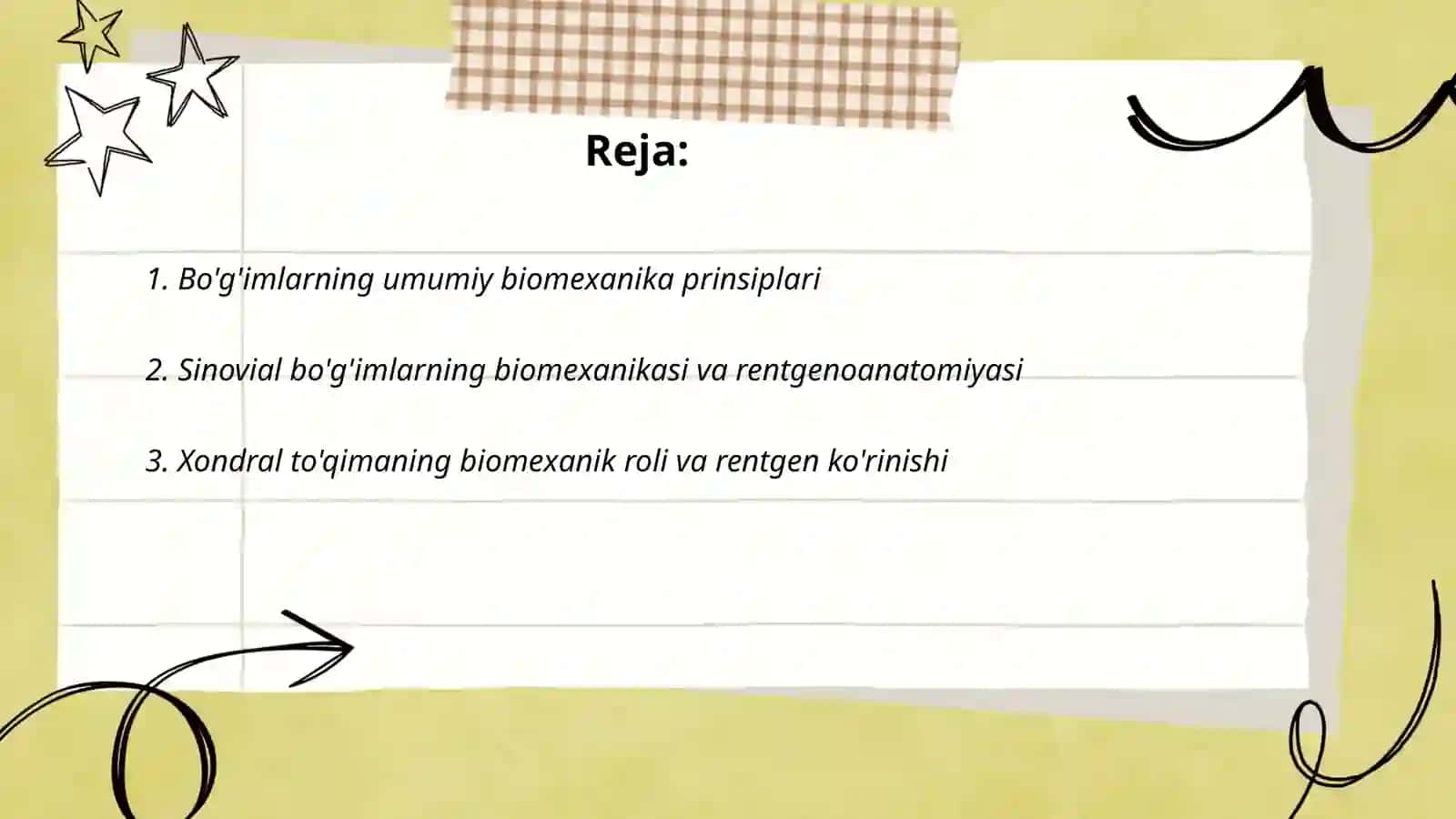 Bo'g'imlarning biomexanikasi. Birlashmalarning rentgenoanatomiyasi 2