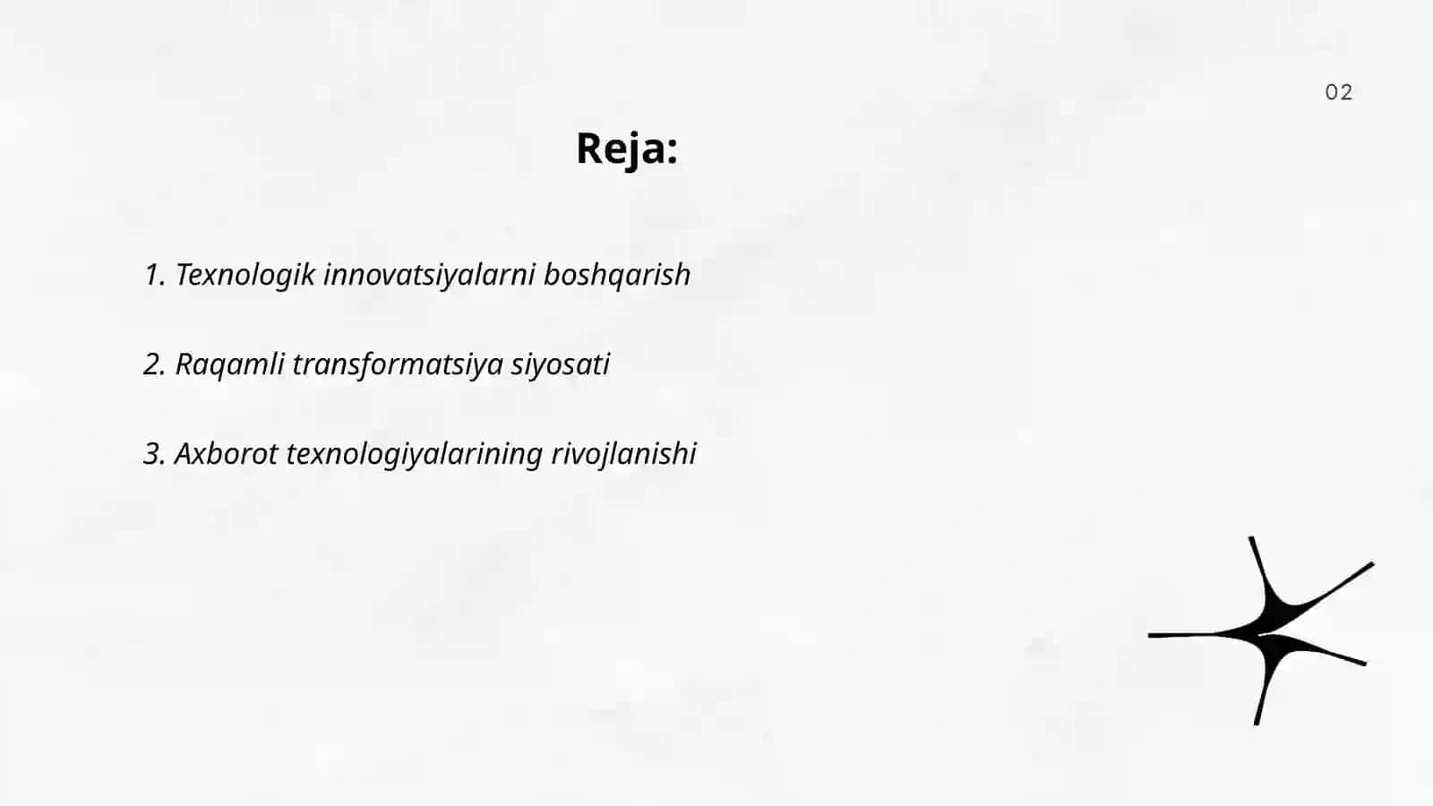 TMKlarning texnologik siyosati 2