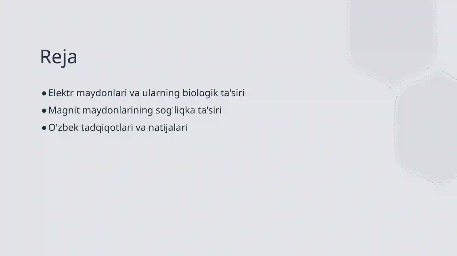 Elektr va magnit maydonlari va ularning tirik organizmga ta'siri 2