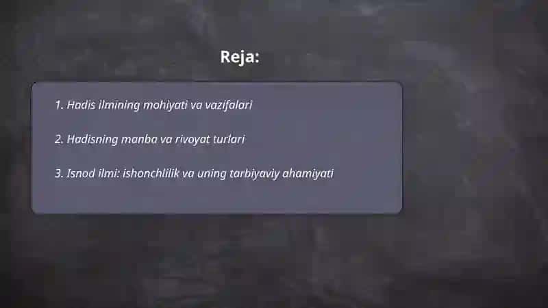Hadis ilmi 2
