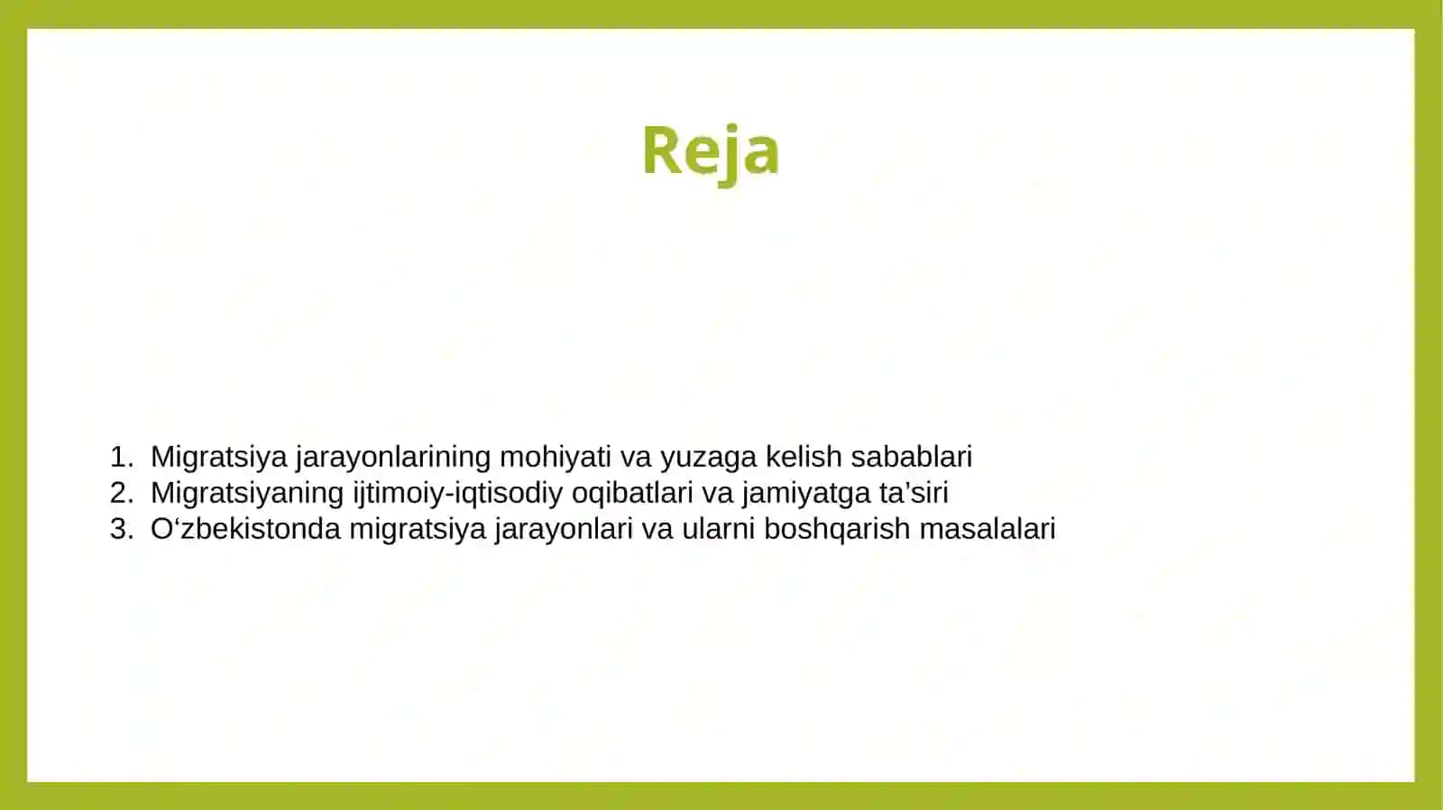 Migratsiya jarayonlarining ijtimoiy-iqtisodiy oqibatlari 2