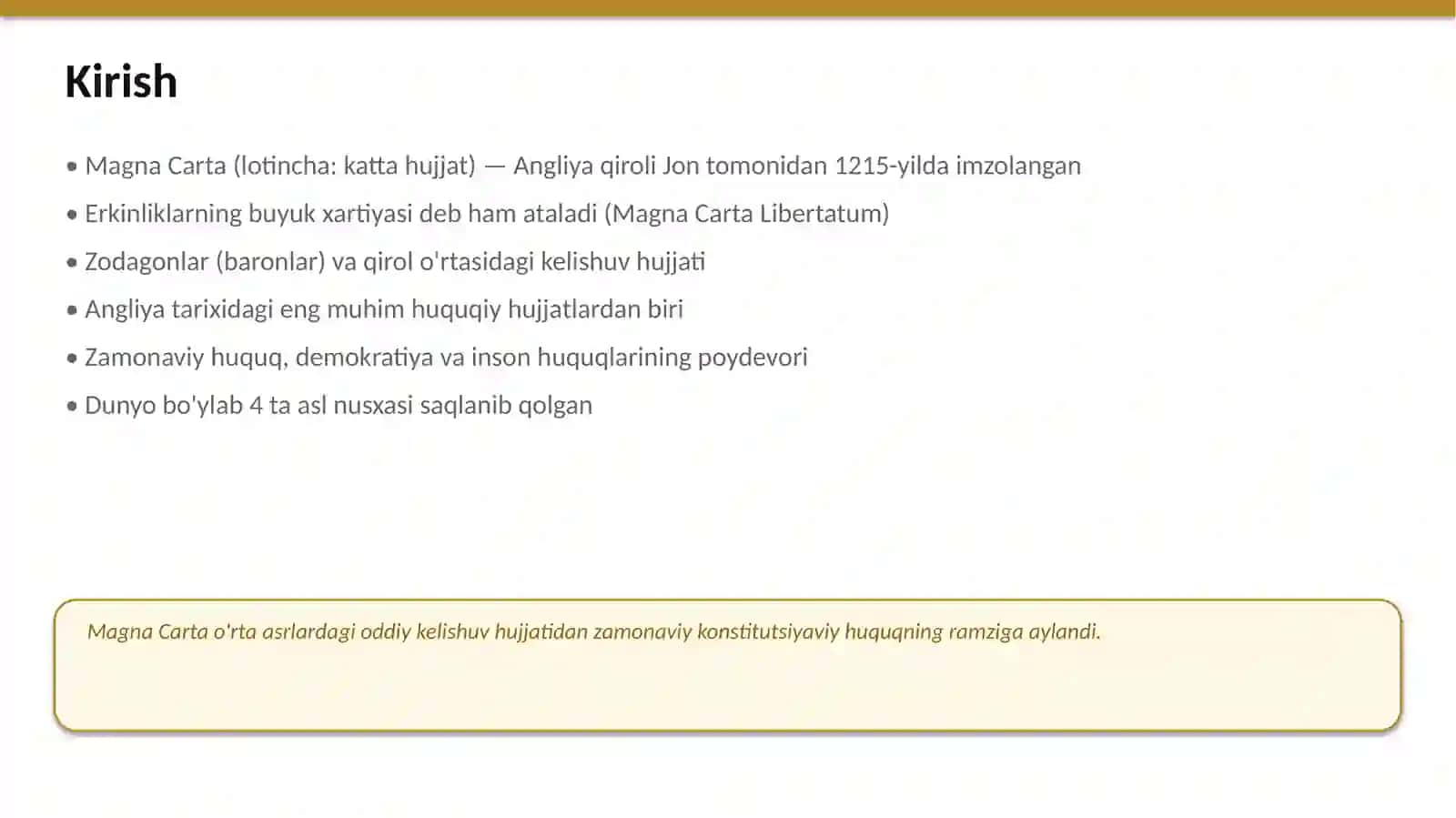 Erkinliklarning buyuk xartiyasi 2