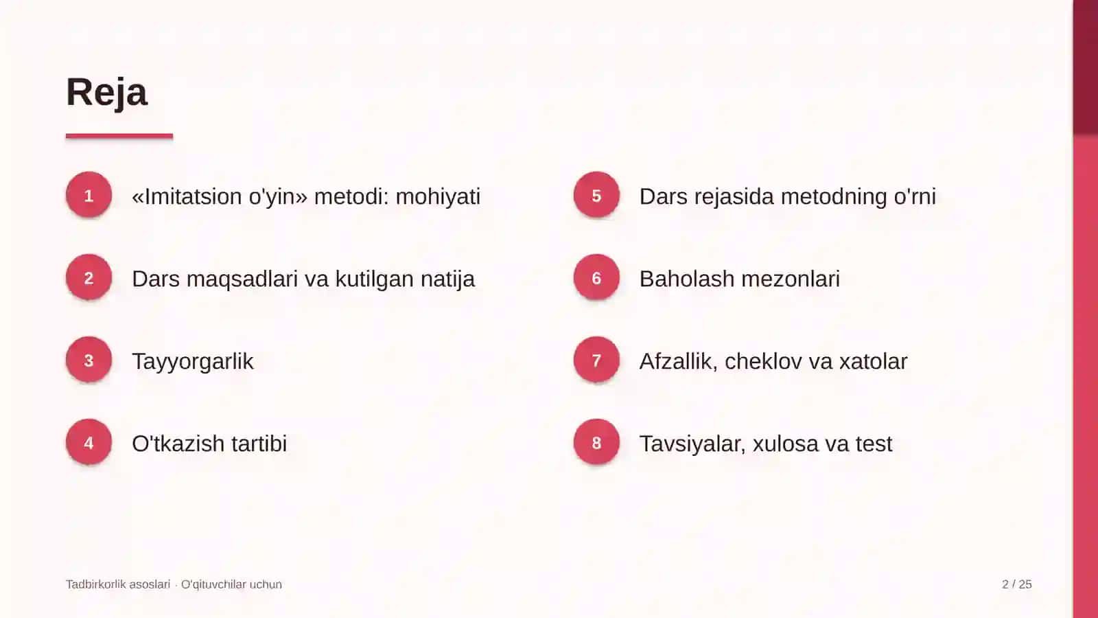 tadbirkorlik asoslari darslarida imitatsion o'yin metodidan foydalanish 9717 2
