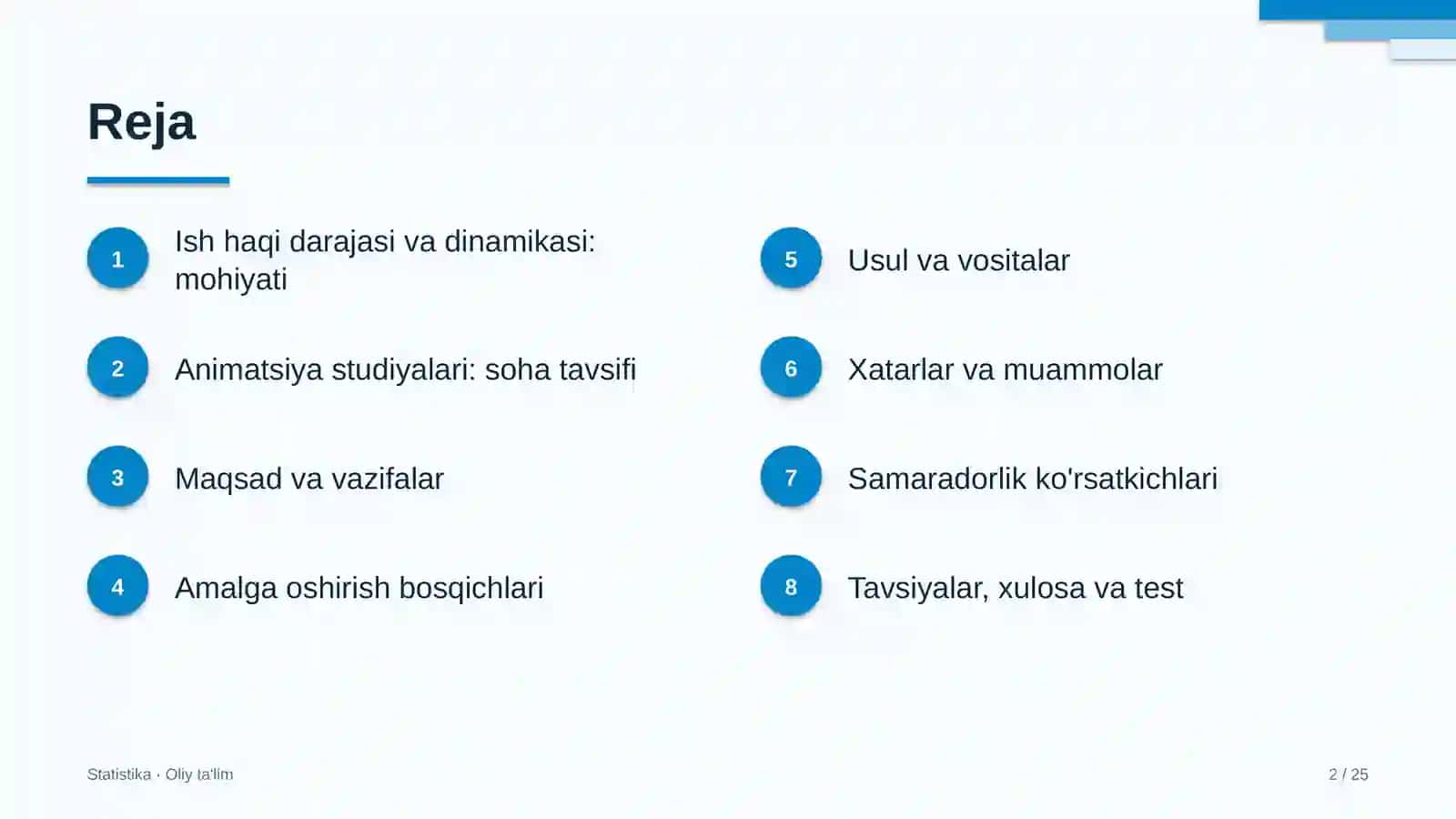 Animatsiya studiyalarida ish haqi darajasi va dinamikasi 2