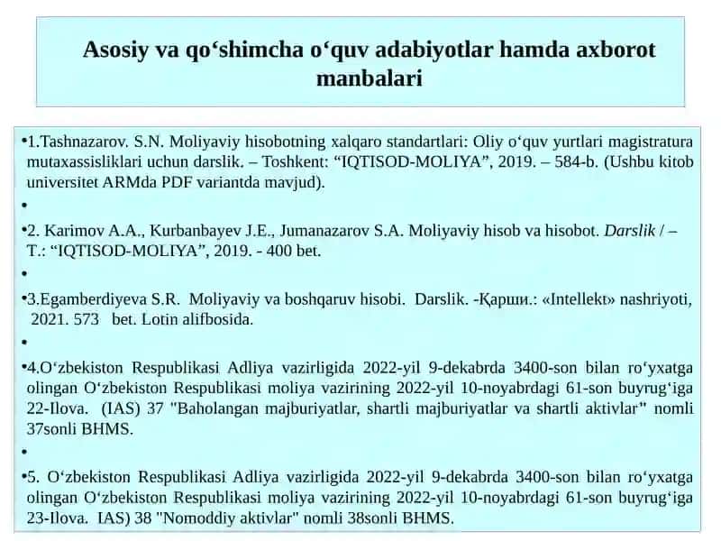 Moliyaviy hisobotning xalqaro standartlari 2