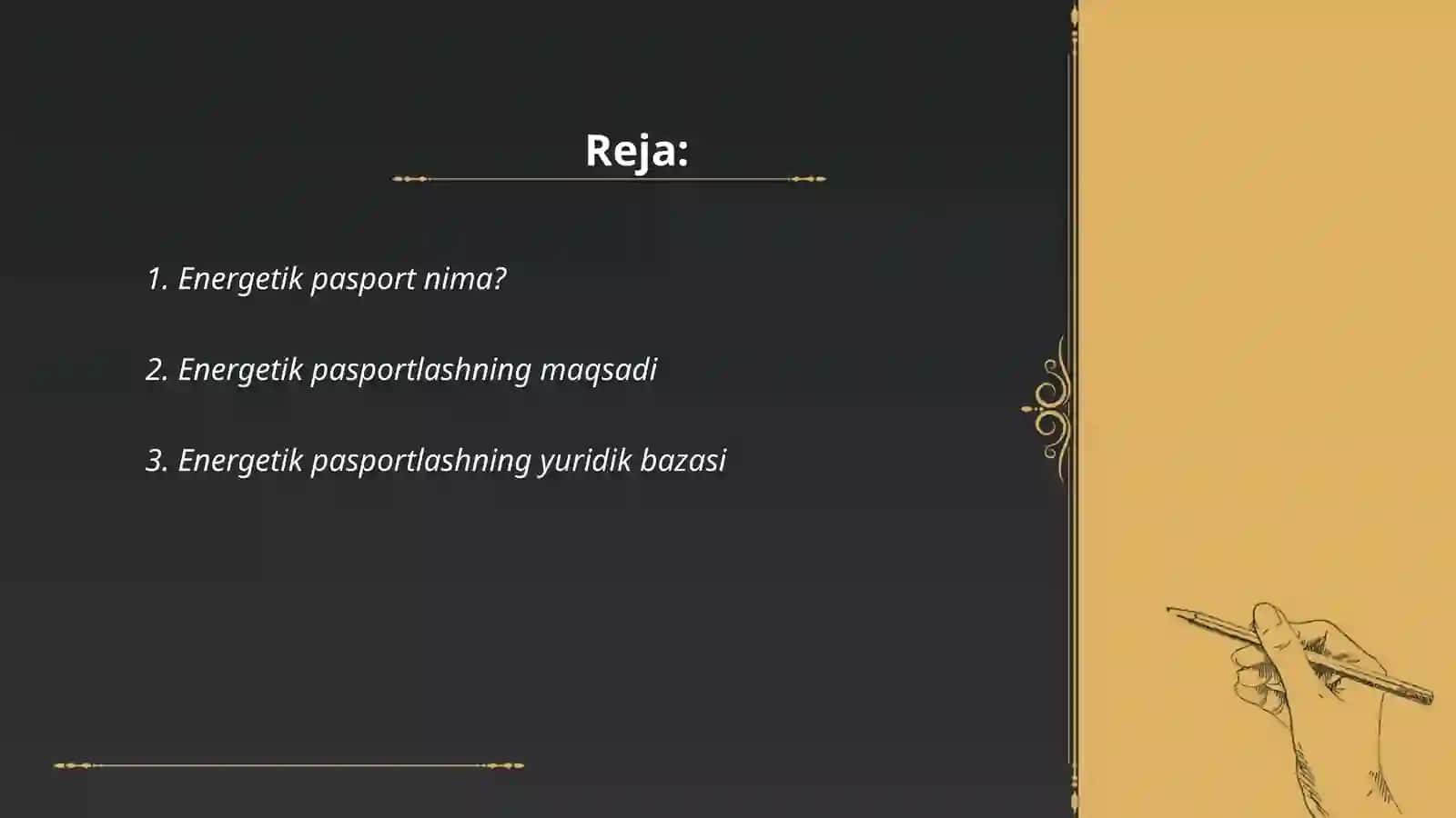Energetik pasport 2