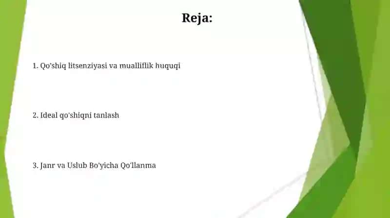 Marosim qoʻshiqlari 2