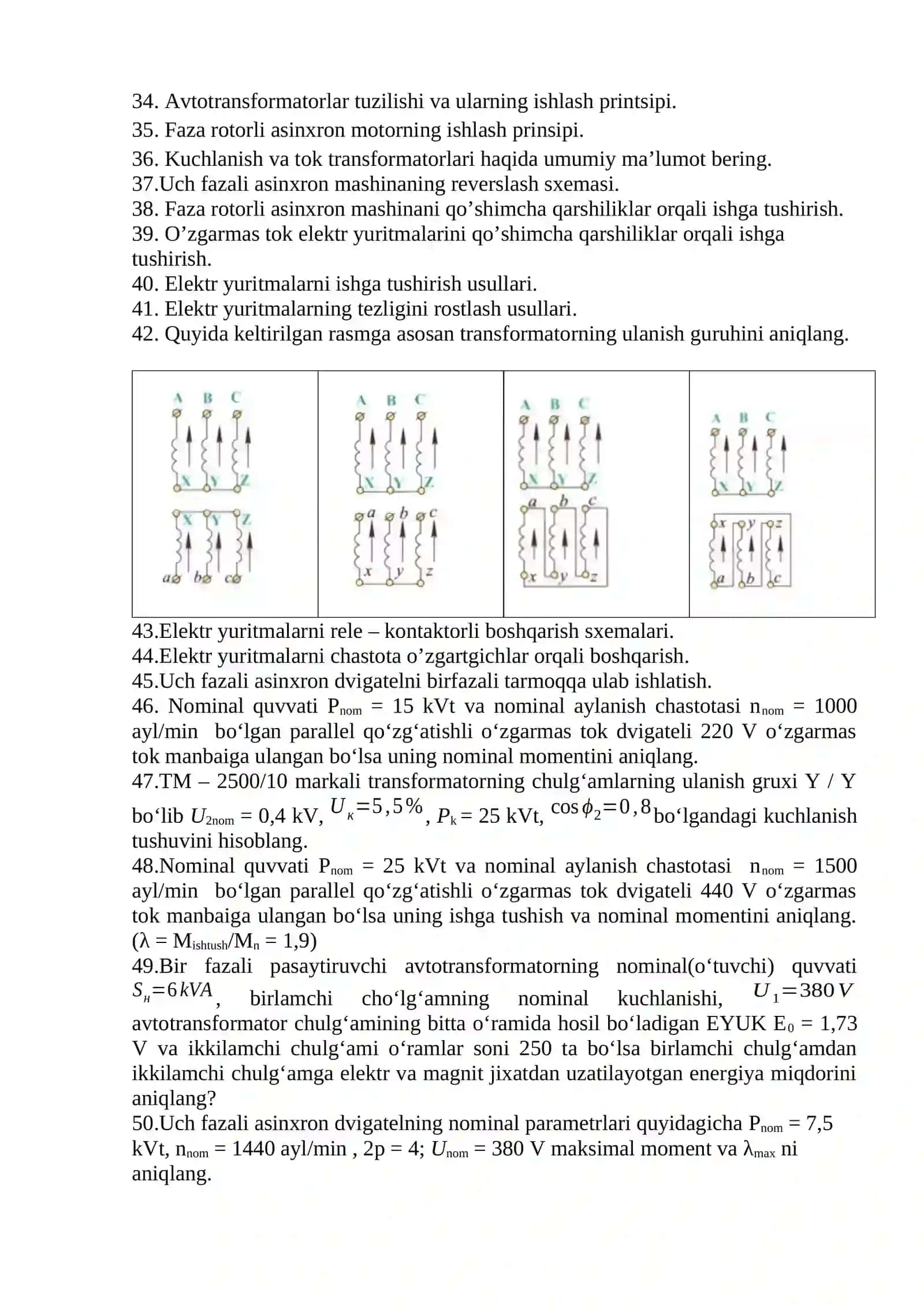 ELEKTR MASHINALAR 2