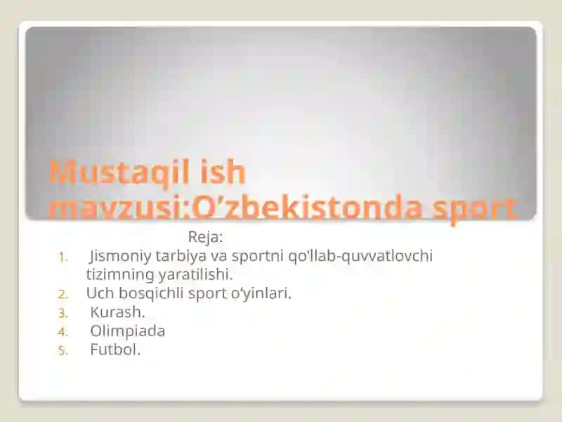 O’zbekistonda sport 2