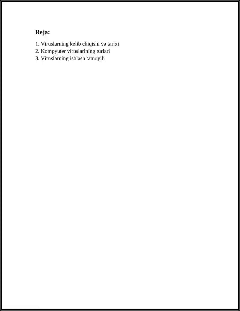 VIRUS VA ANTIVIRUS DASTURI 2