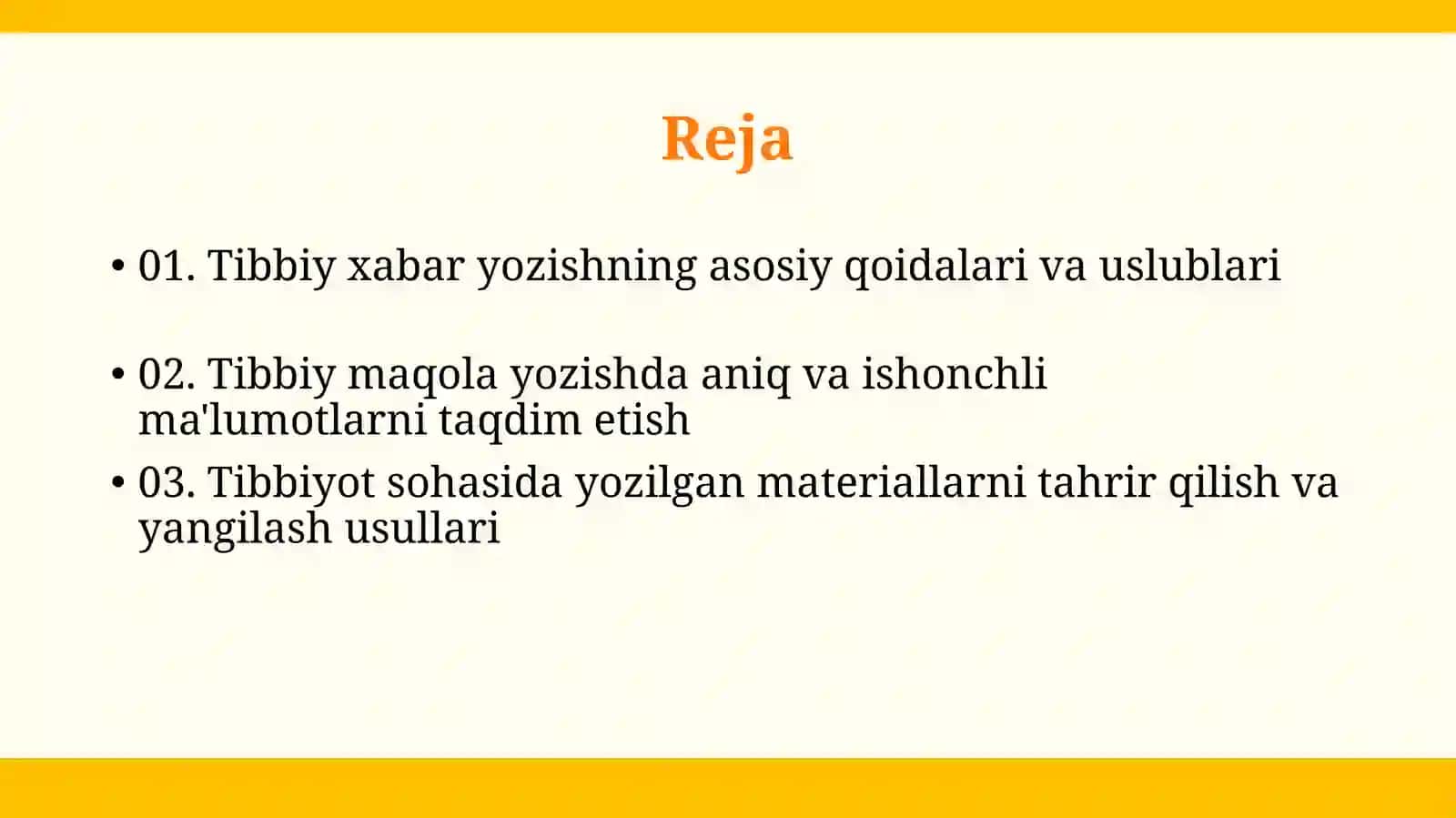 Tibbiy xabar yozishning asosiy qoidalari va uslublari 2