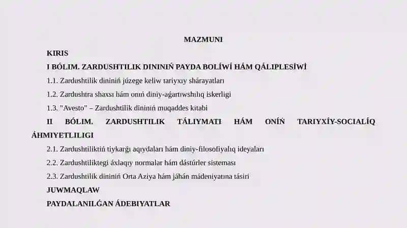 ZARDUSHTILIK DINI HAQQINDA 2