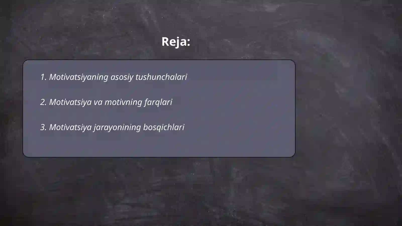 Motiv va motivation jarayonlarni diagnostika qilish metodikasi 2