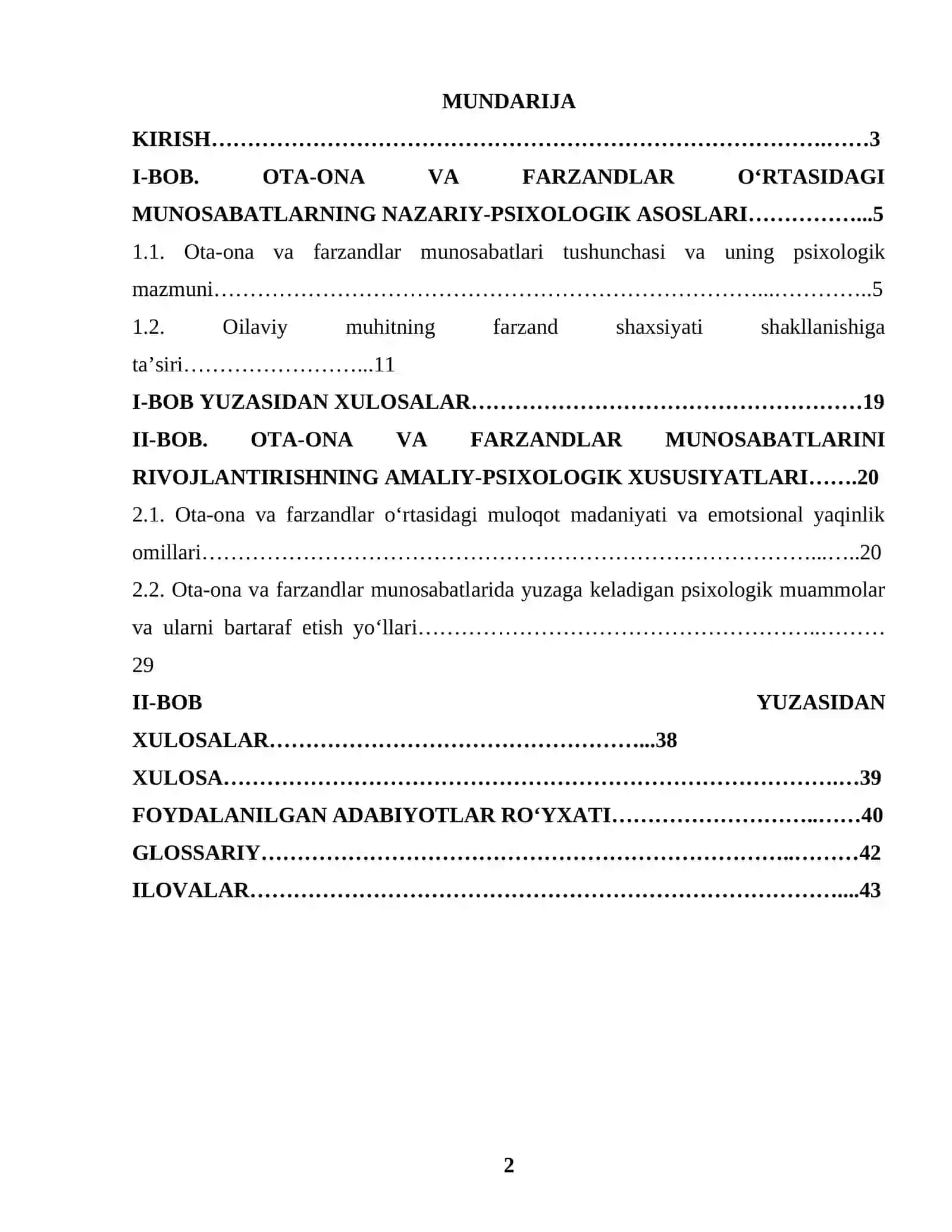 OTA-ONA VA FARZANDLAR O‘RTASIDAGI MUNOSABATLARNING PSIXOLOGIK XUSUSIYATLARI 2