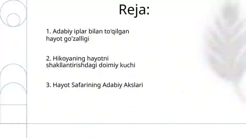 Hayot va adabiyot 2