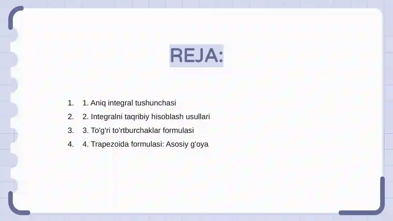 Aniq integral 2