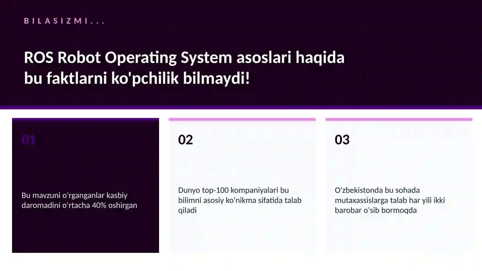 ROS Robot Operating System asoslari 2