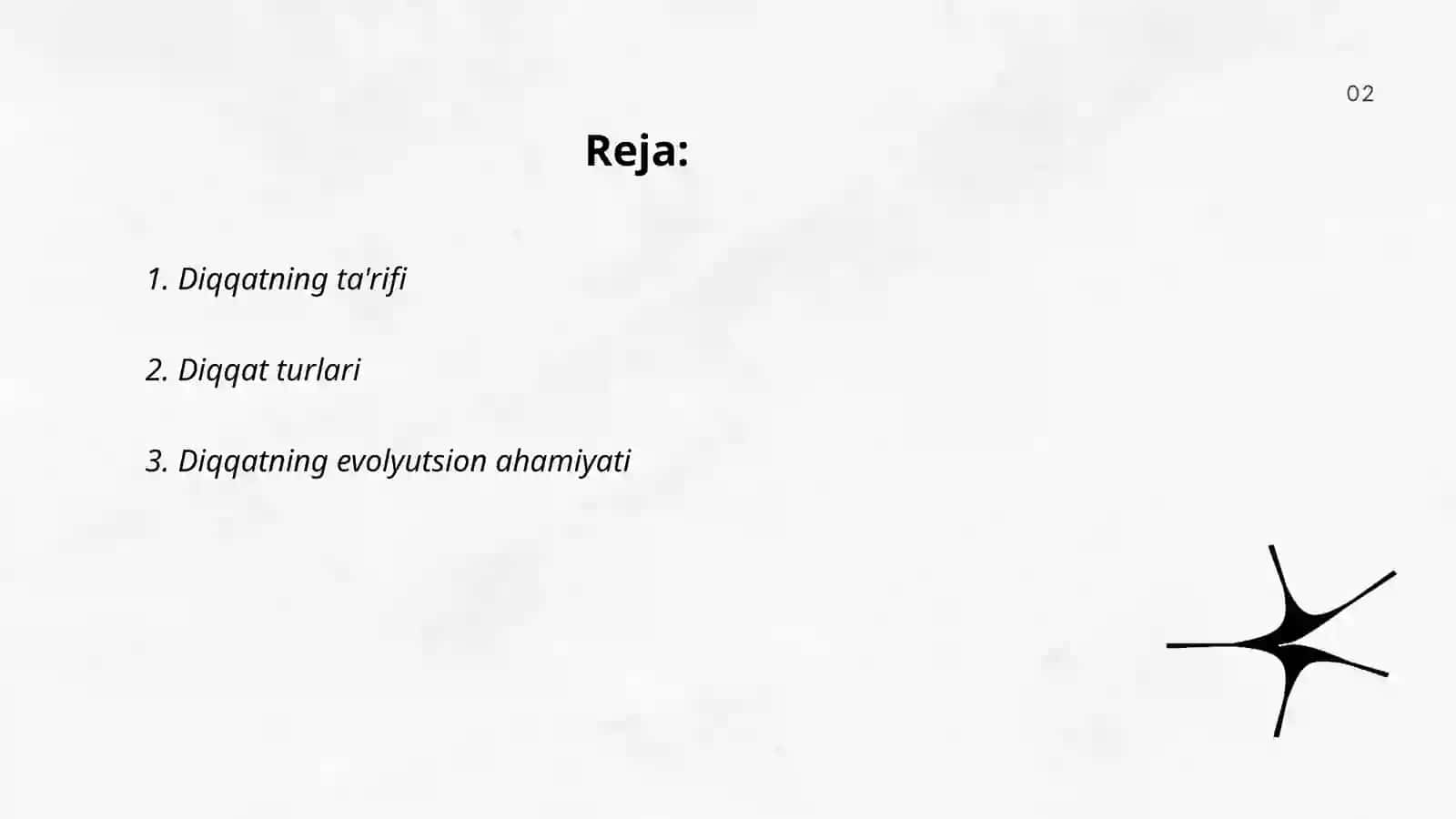 Diqqatning psixik oʻrni 2