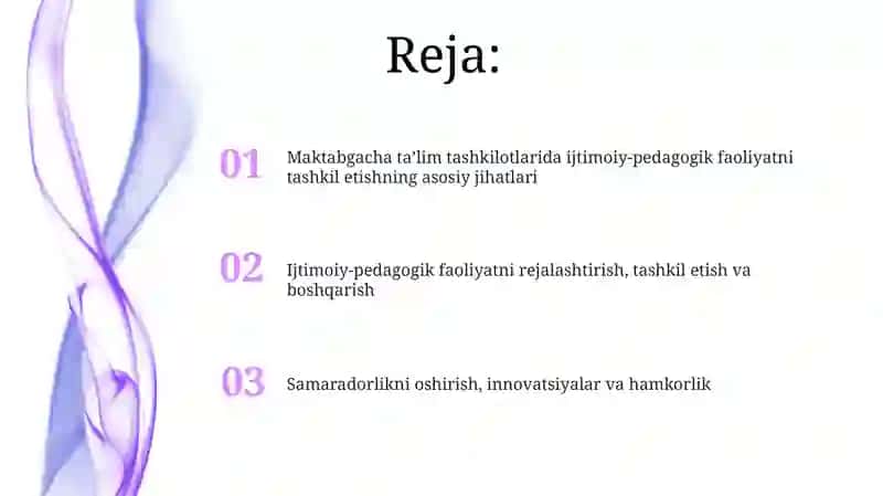Ijtimoiy pedagogik faoliyatni tashkil etish 2